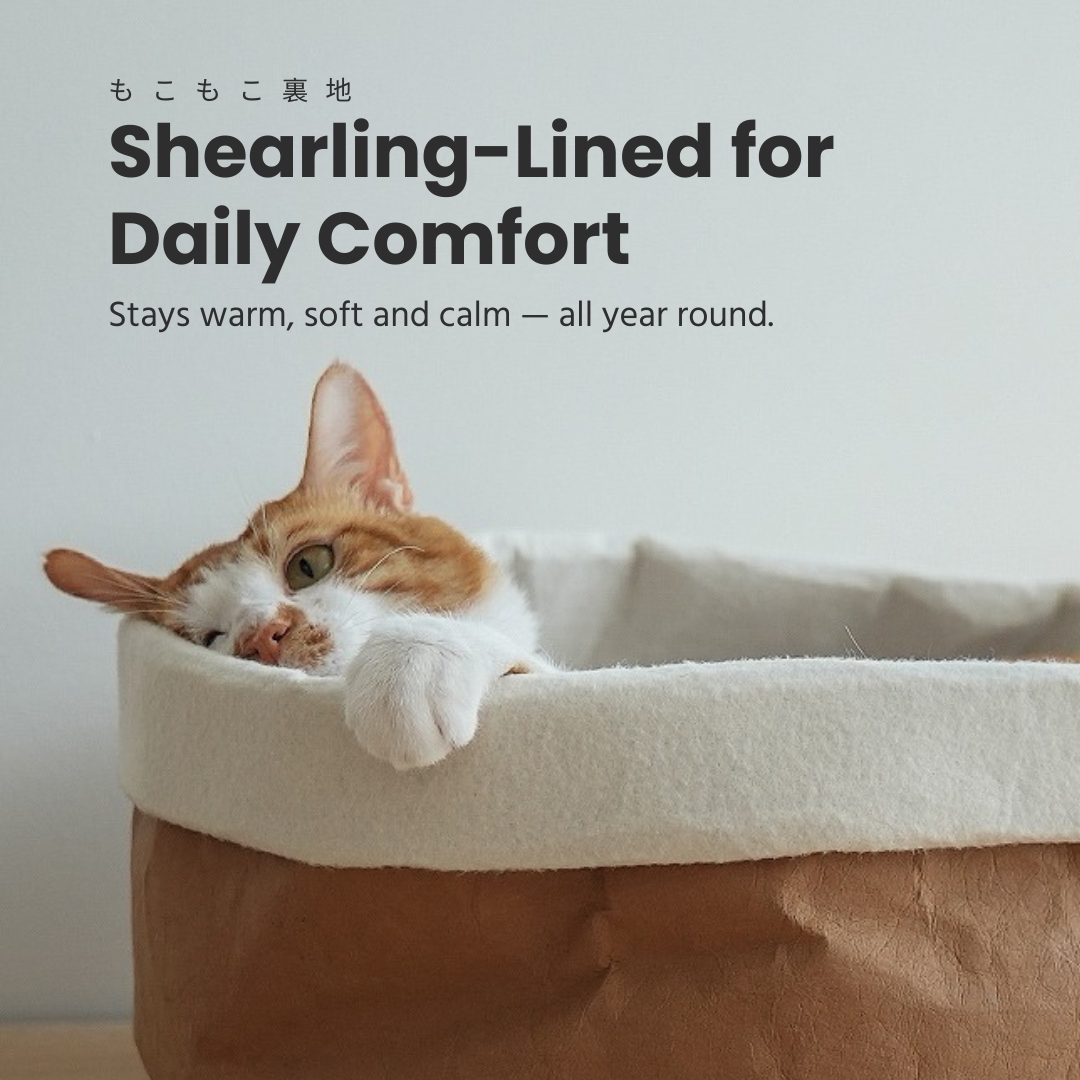 NemuBed - Crafted in Textured Kraft Fabric