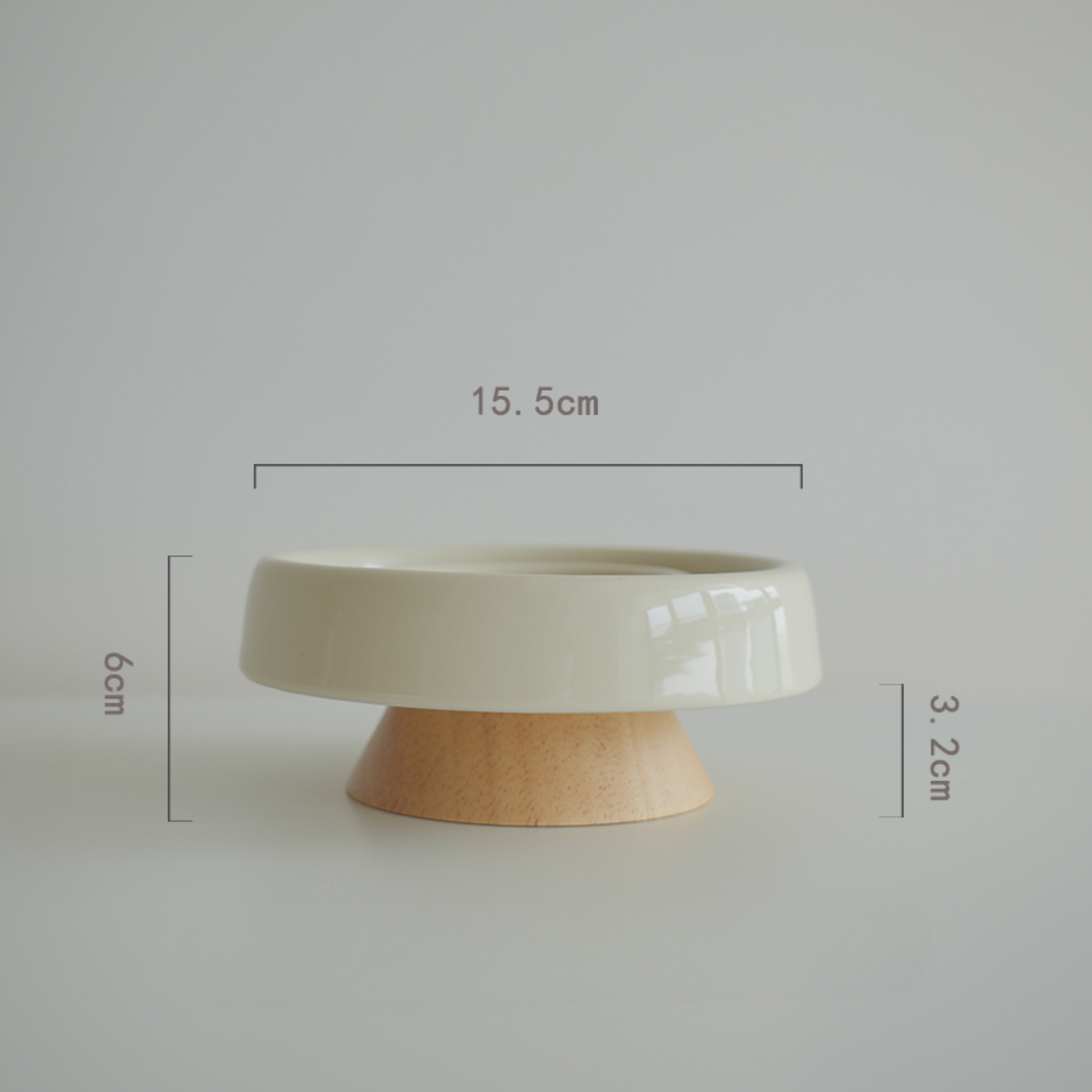 Mizunami Bowl™ – Slow Feeder with Solid Wood Base