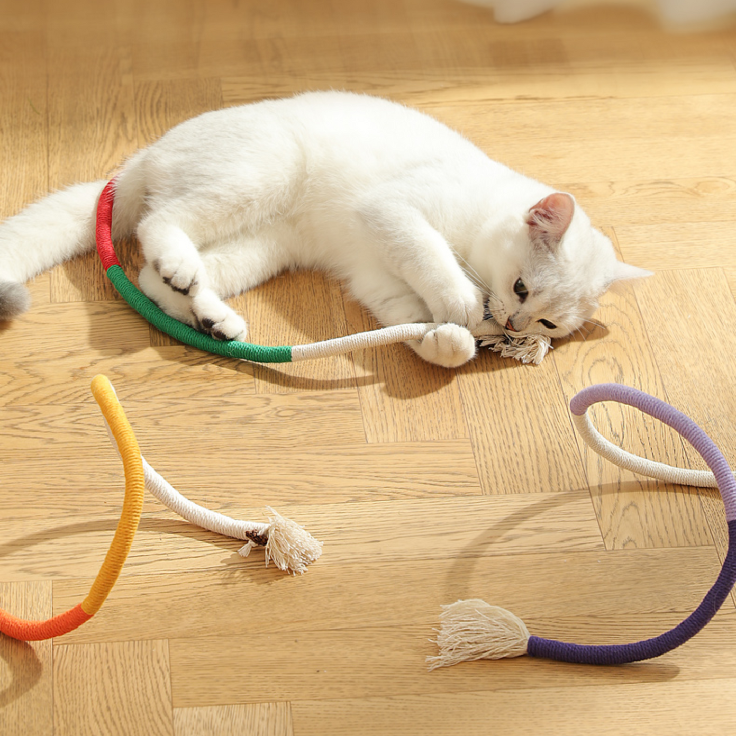 MoriRope™ – Cat Rope Toy Set (3 Pieces)