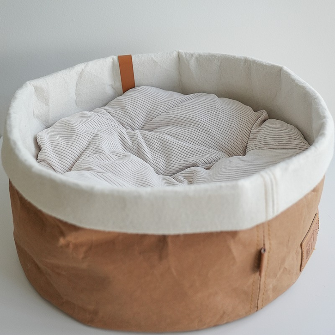 NemuBed - Crafted in Textured Kraft Fabric