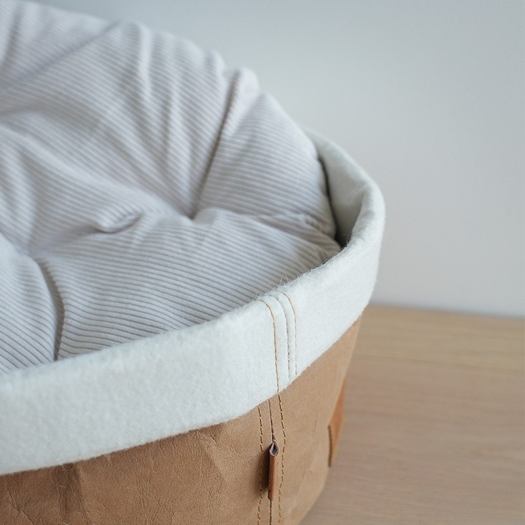 NemuBed - Crafted in Textured Kraft Fabric