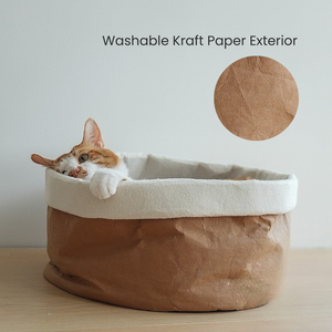 NemuBed – The Kraft Paper Cat Bed Inspired by Paper Bags