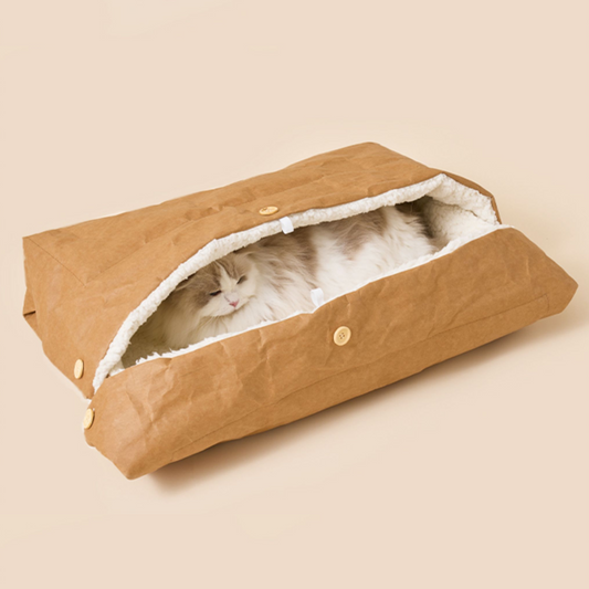 NemuFoldBed™ – Multi-Form Kraft Cat Nest